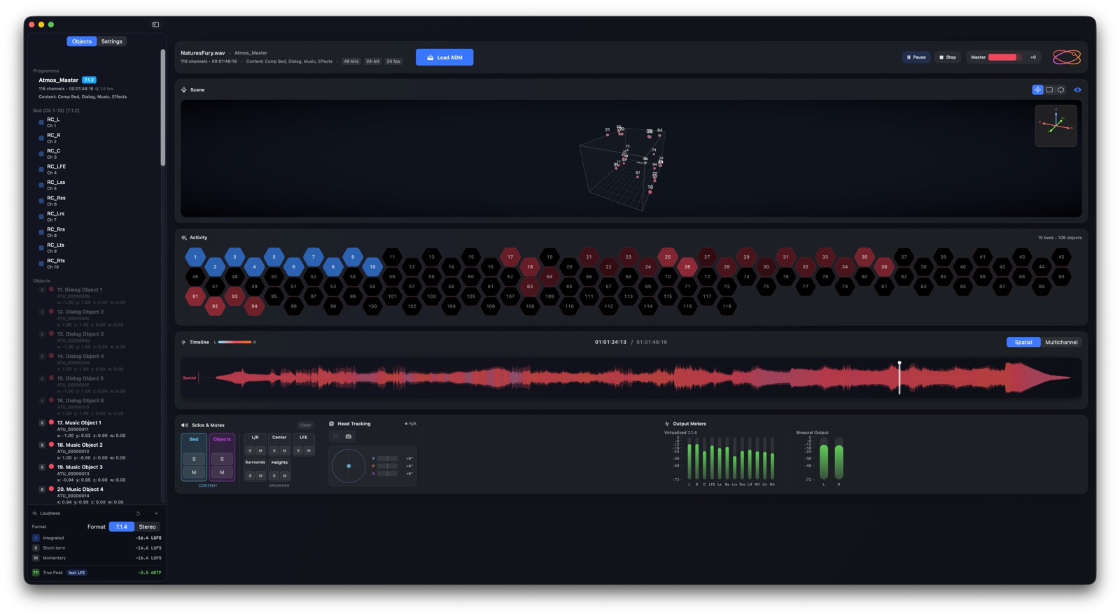 Activity grid visible in Standard layout mode